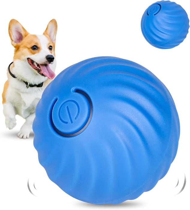 Smart Interactive Dog Toy Ball, Active Rolling Wicked Ball with Automatic Bouncing and Rotating for Puppy/Small Dogs Durable, Chewable, USB Recharger and Fun Gift Toy to Dog 2.2inch