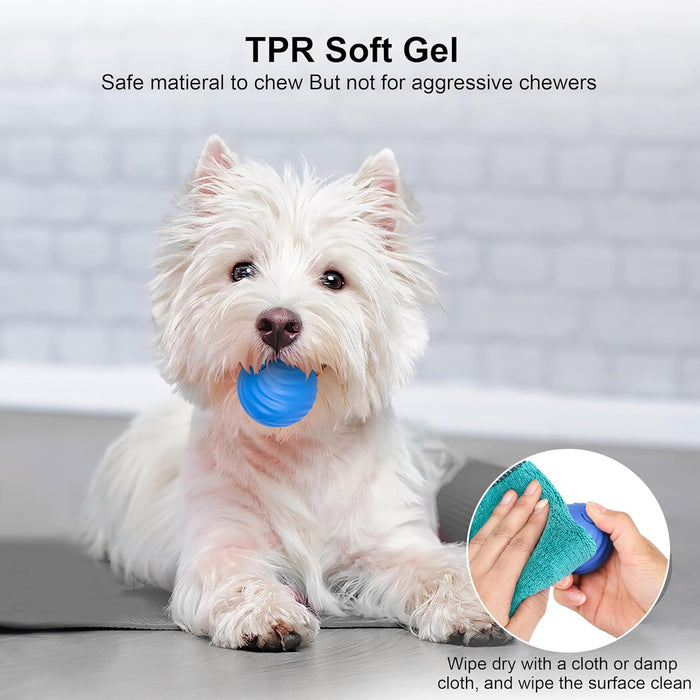 Smart Interactive Dog Toy Ball, Active Rolling Wicked Ball with Automatic Bouncing and Rotating for Puppy/Small Dogs Durable, Chewable, USB Recharger and Fun Gift Toy to Dog 2.2inch