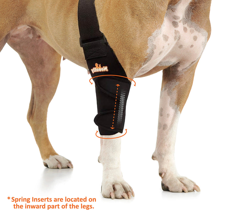 NeoAlly Elbow and Shoulder Brace with Spring Inserts for Dogs and Cats - Enhance Pet Mobility with Optimal Support