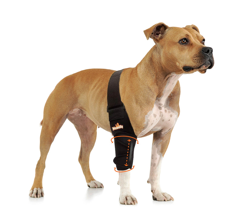 NeoAlly Elbow and Shoulder Brace with Spring Inserts for Dogs and Cats - Enhance Pet Mobility with Optimal Support